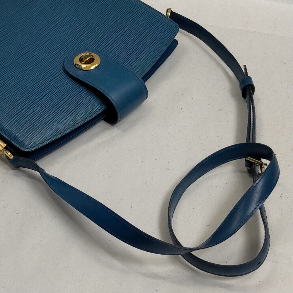 Louis Vuitton Captin Shoulder bag in Blue Epi Leather - Picture 4 of 9